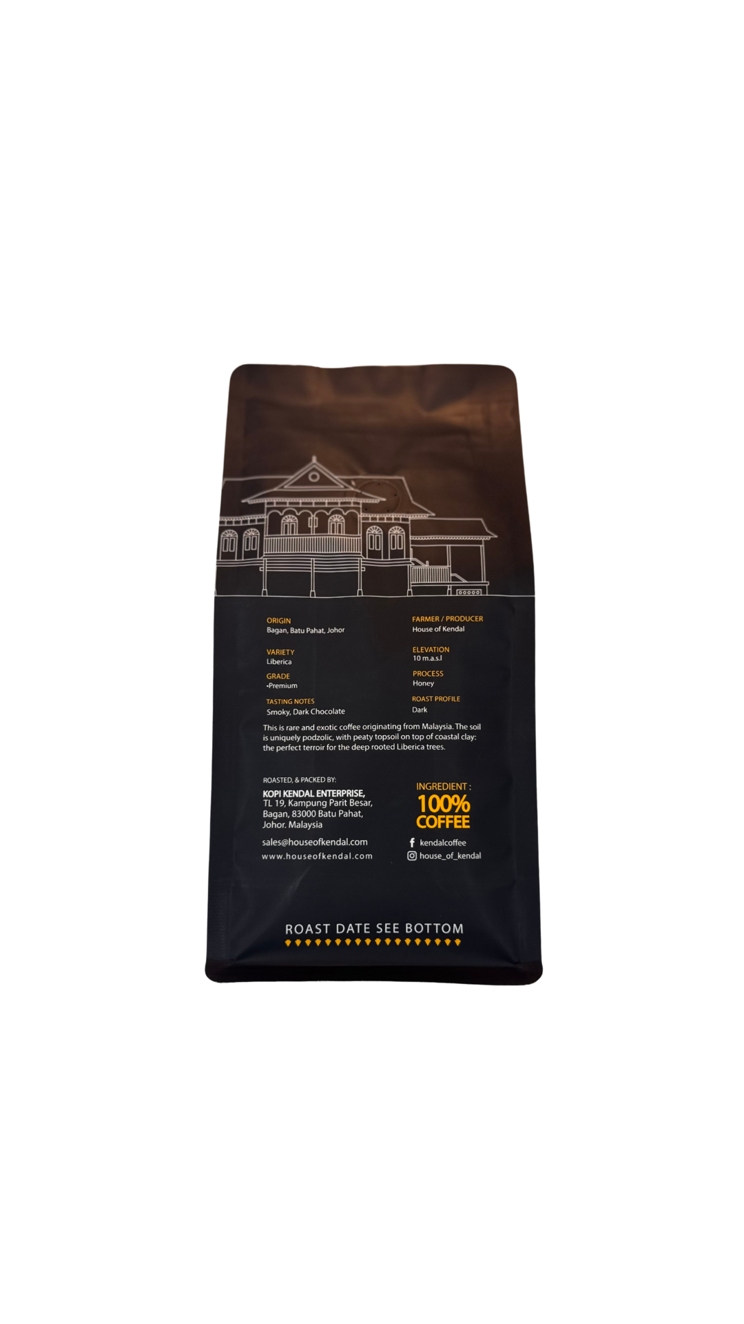 Kopi Rimau - Malaysian Premium Liberica(Ground Coffee)