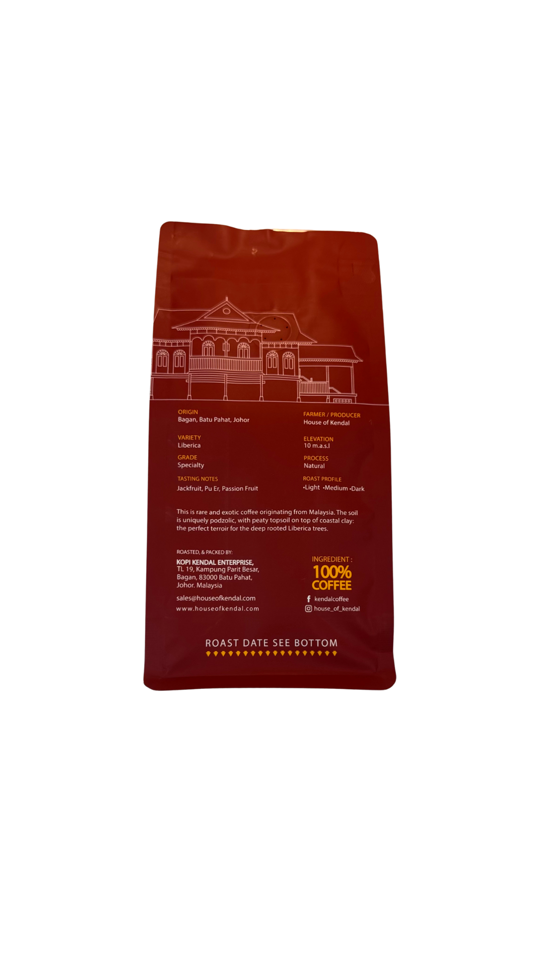 Single Origin Specialty Liberica Natural Process Bagan Ningrat