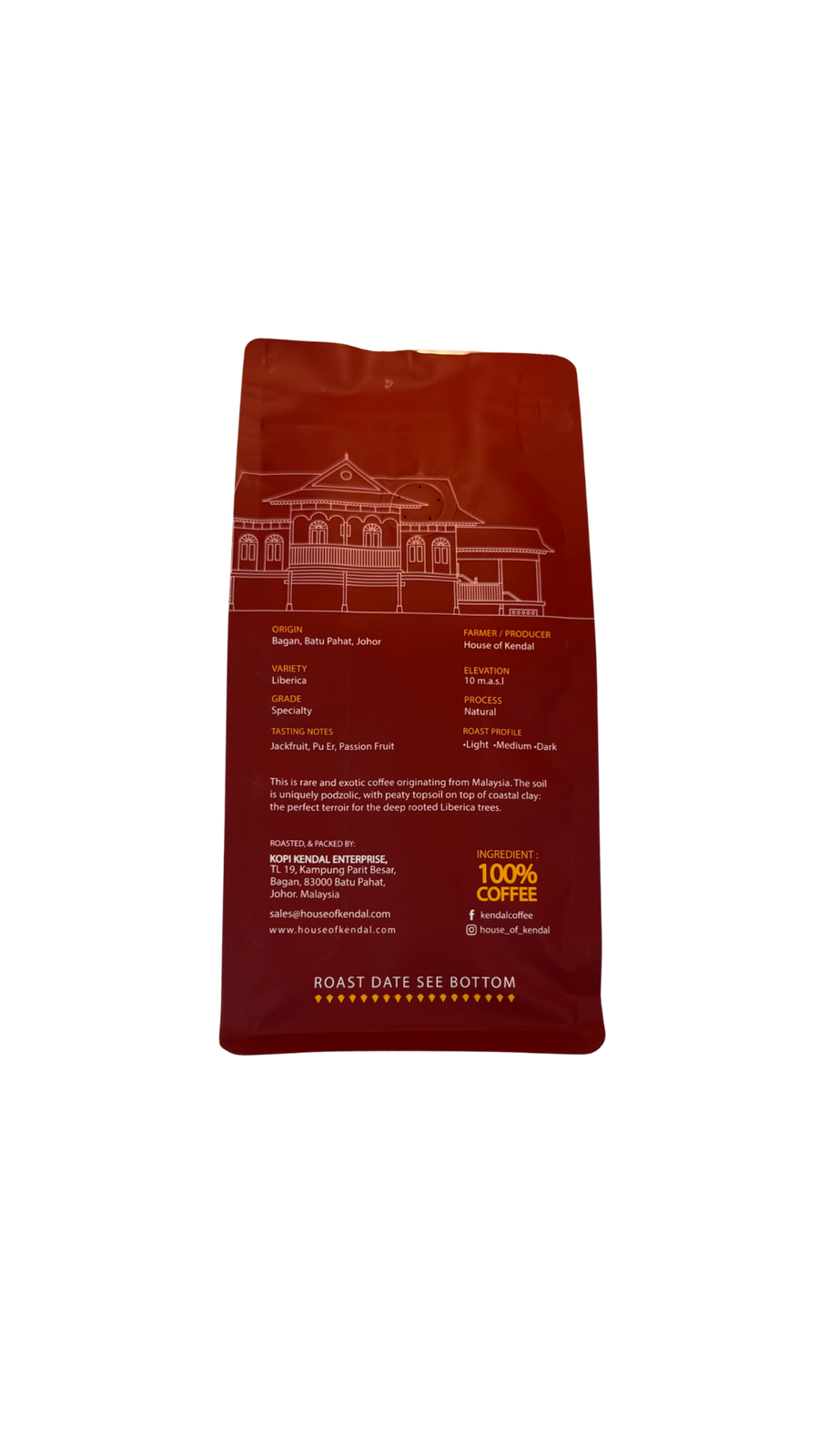 Single Origin Specialty Liberica Natural Process Bagan Ningrat